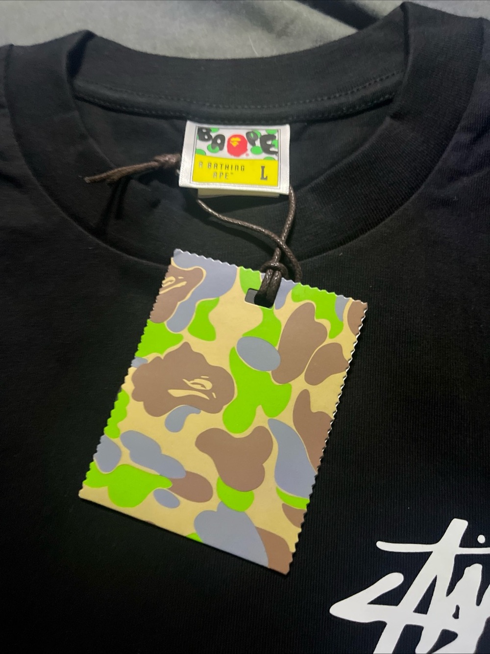 A bathing ape x stussy t-shirt - Picture 2 of 4